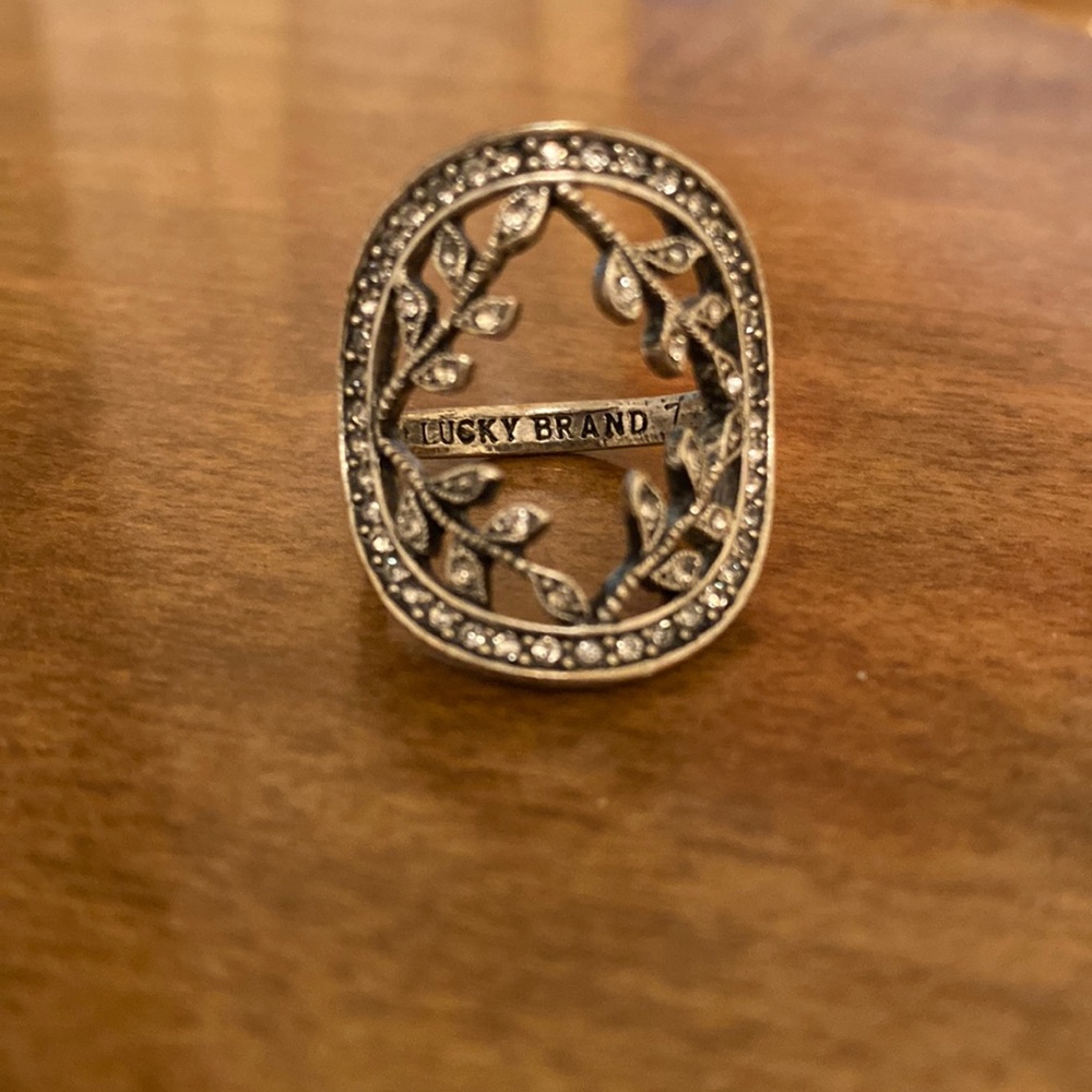 Large Lucky Brand silver ring
